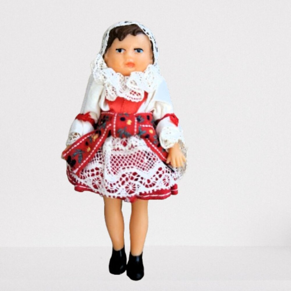 Share Vintage Early 70's Traditional Czech Folk Costume Doll